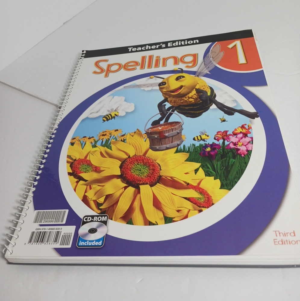 BJU Spelling 1 Teacher's Edition (3rd Edition) Homeschool Books